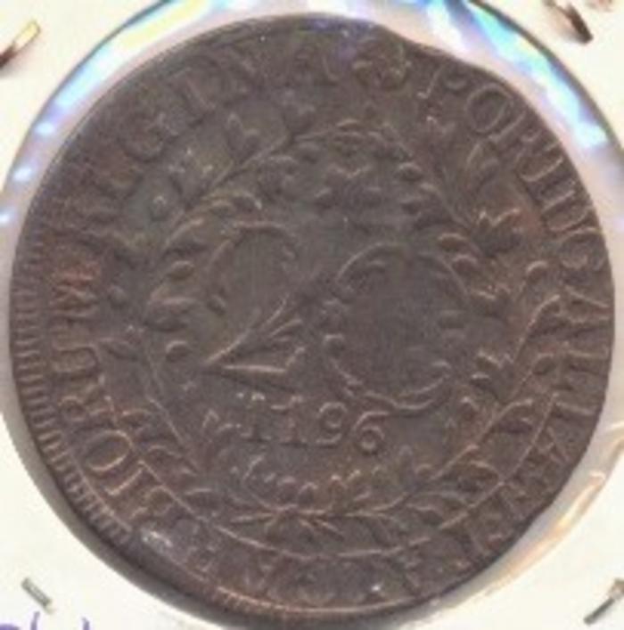 Moeda 20 Réis, D. Maria I