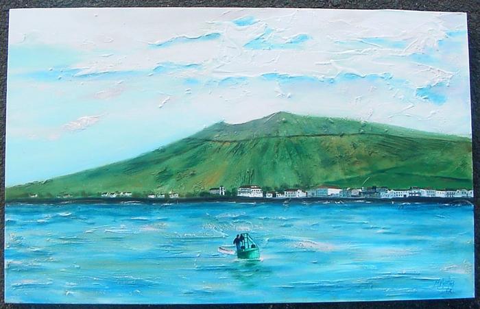 Pintura - Praia da Graciosa 