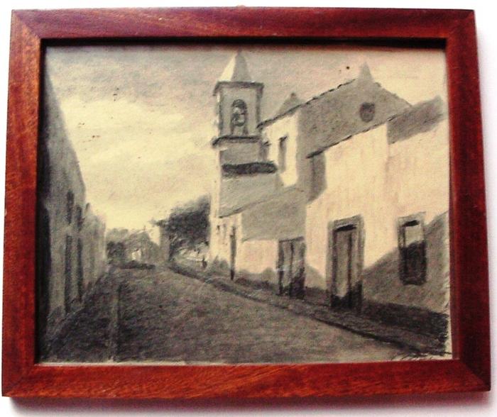 Pintura - Torre de Igreja