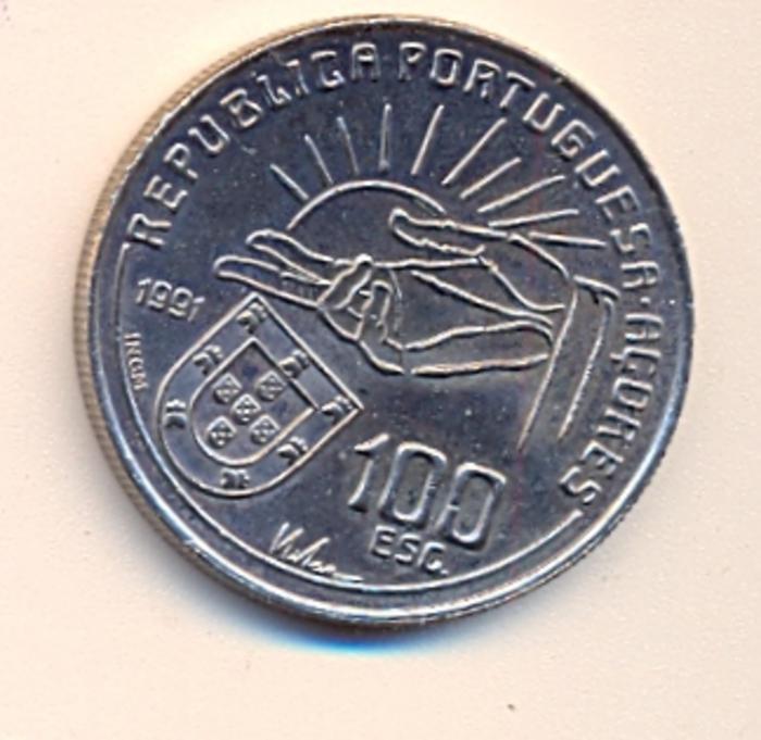 Moeda 100 Escudos, Republica 