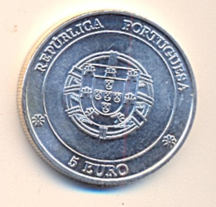Moeda 5 Euros, Portugal