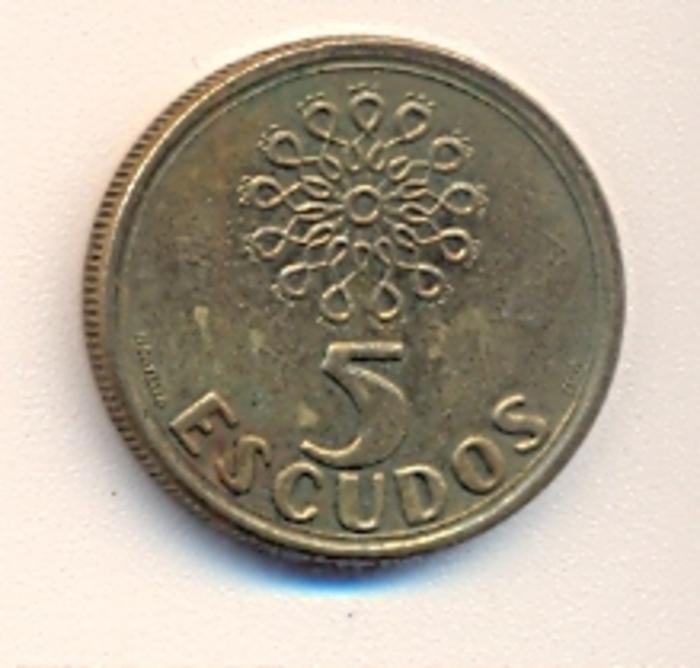 Moeda 5 Escudos, Republica 