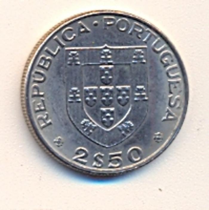 Moeda 2 Escudos e 50 Centavos, Republica 