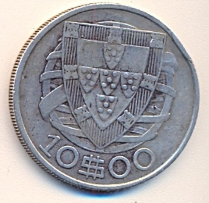 Moeda 10 Escudos, Republica