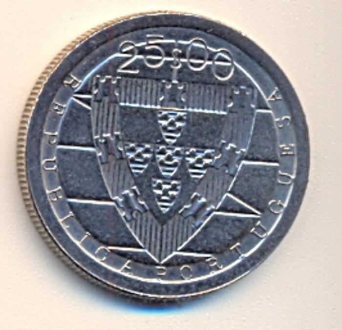 Moeda 25 Escudos, Republica