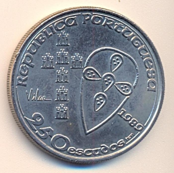 Moeda 250 Escudos, Republica