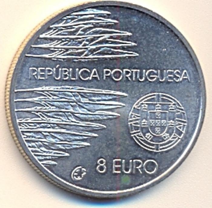 Moeda 8 Euros, Portugal 