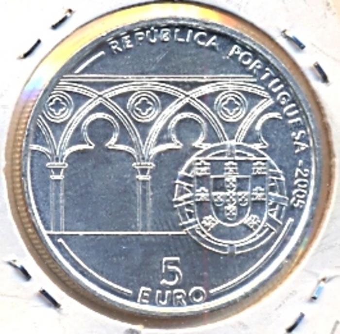 Moeda 5 Euros, Portugal 