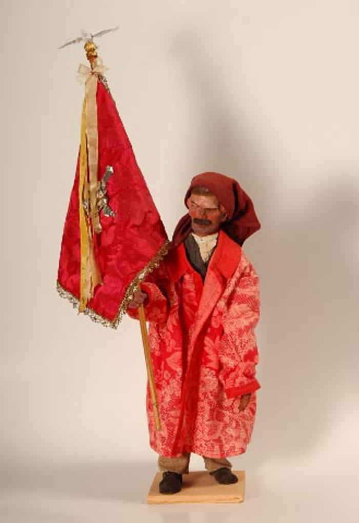 Folião com bandeira do Espírito Santo